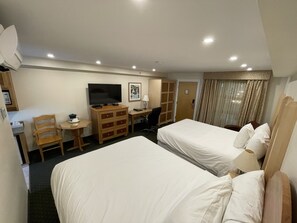 Deluxe Room, 2 Queen Beds, Balcony, Mountain View | Desk, blackout curtains, iron/ironing board, free WiFi