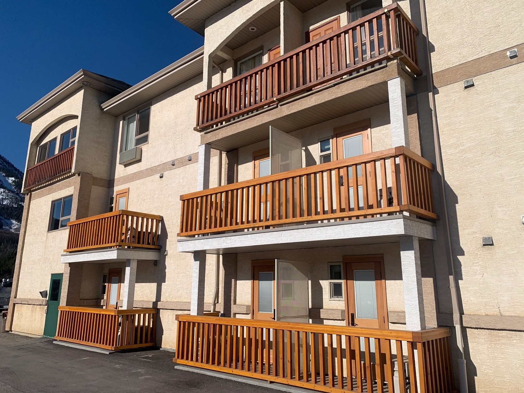 1 bedroom, desk, blackout curtains, iron/ironing board