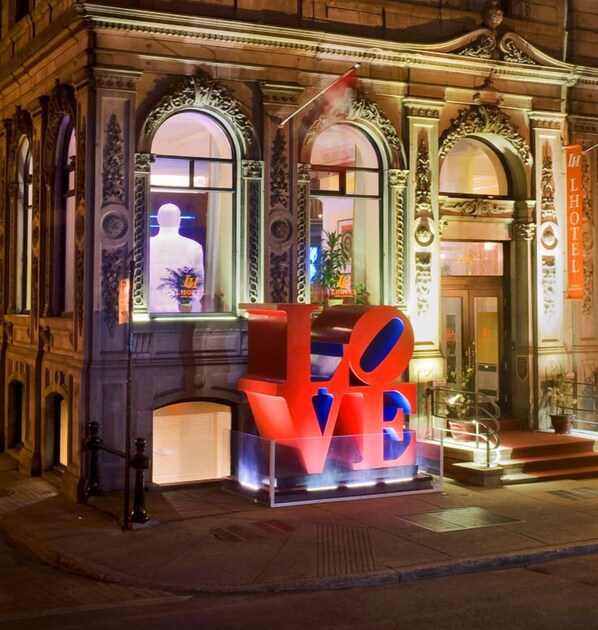 Fassade der Unterkunft