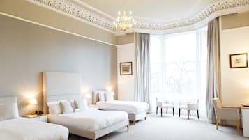 Premium bedding, desk, iron/ironing board, free WiFi