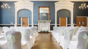 Área interna para casamento