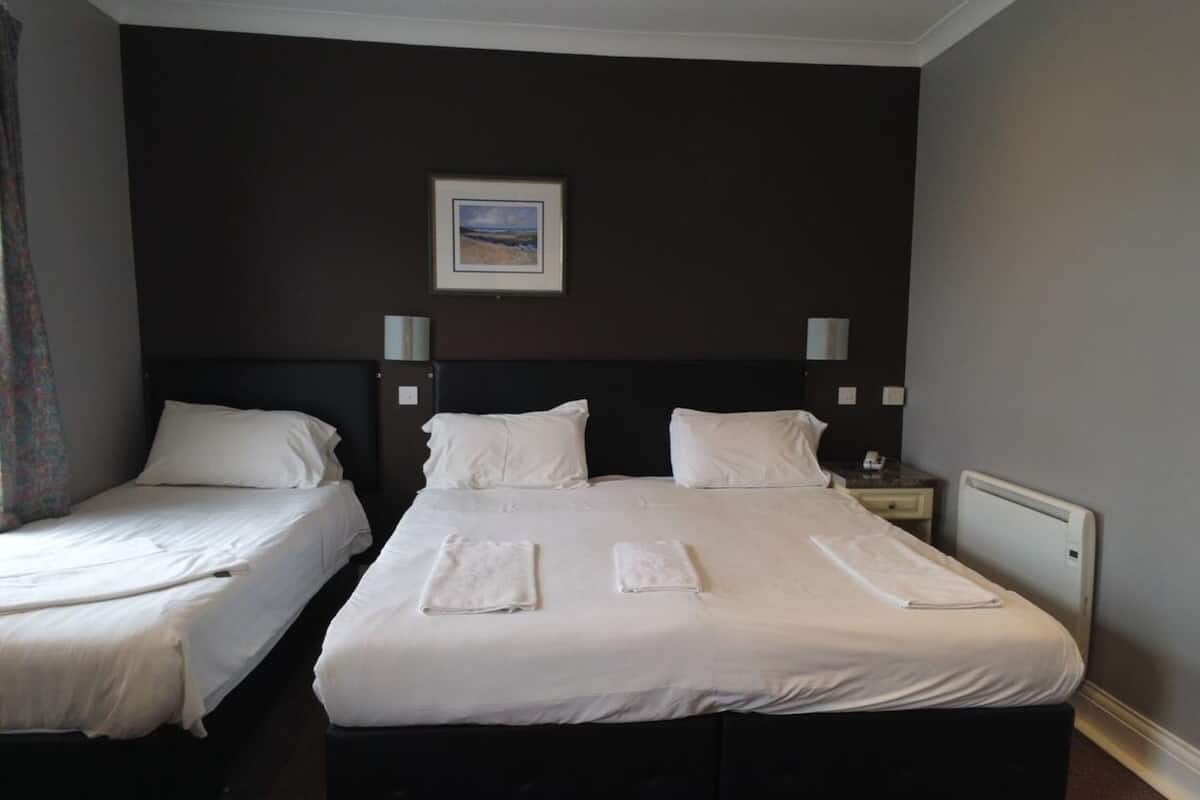 Iron/ironing board (on request), WiFi (free), bed sheets
