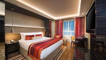 Deluxe Club Room | 1 ๊ฐ์ ์นจ์ค, ์ ์๊ทน์ฑ ์นจ๊ตฌ, ๊ฐ์ค ๋ด ๊ธ๊ณ , ์ฑ
์