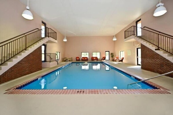 Indoor pool, outdoor pool