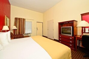 In-room safe, iron/ironing board, bed sheets, alarm clocks