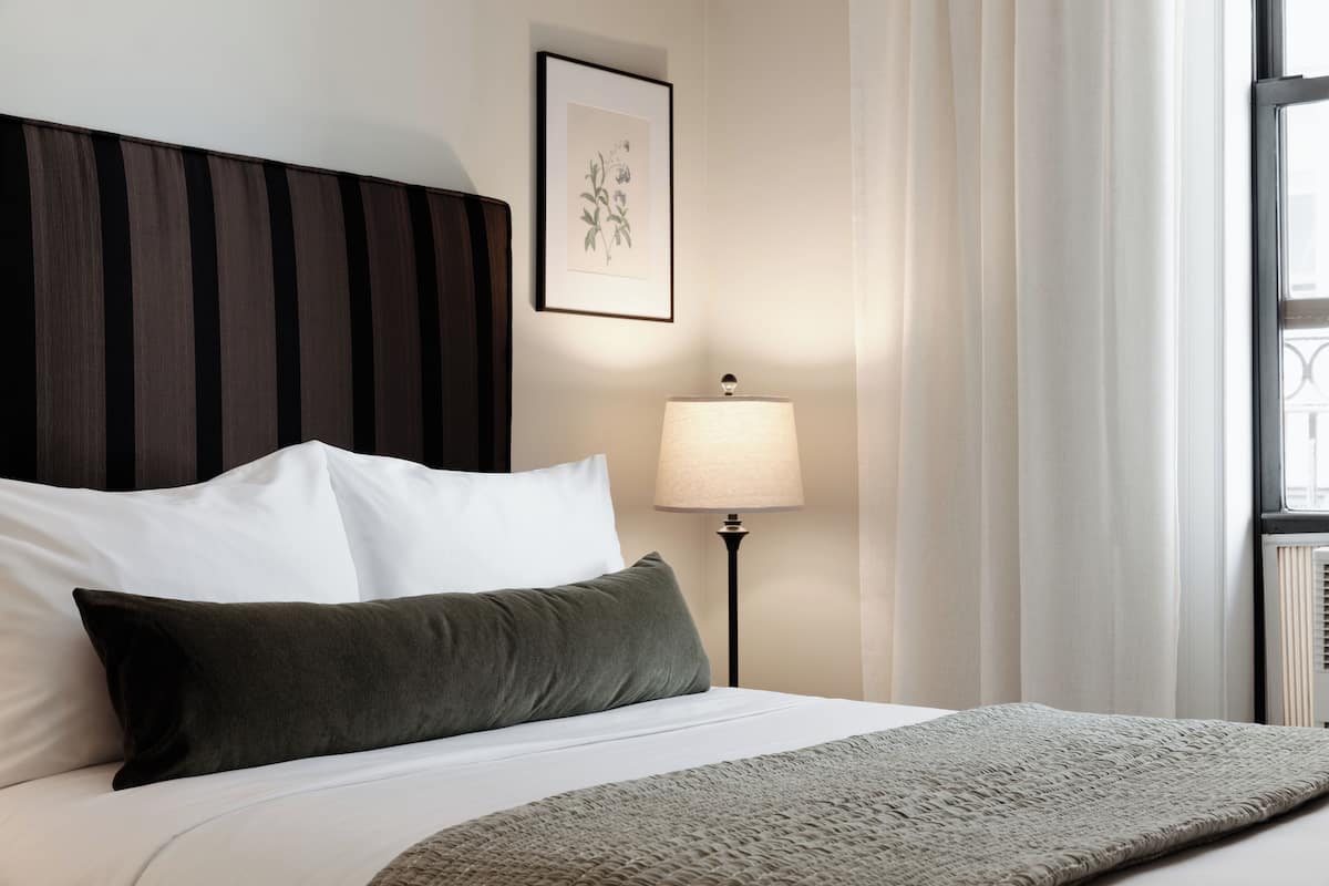 Egyptian cotton sheets, premium bedding, pillowtop beds, in-room safe