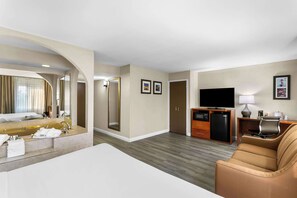 Premium bedding, down comforters, memory foam beds, desk