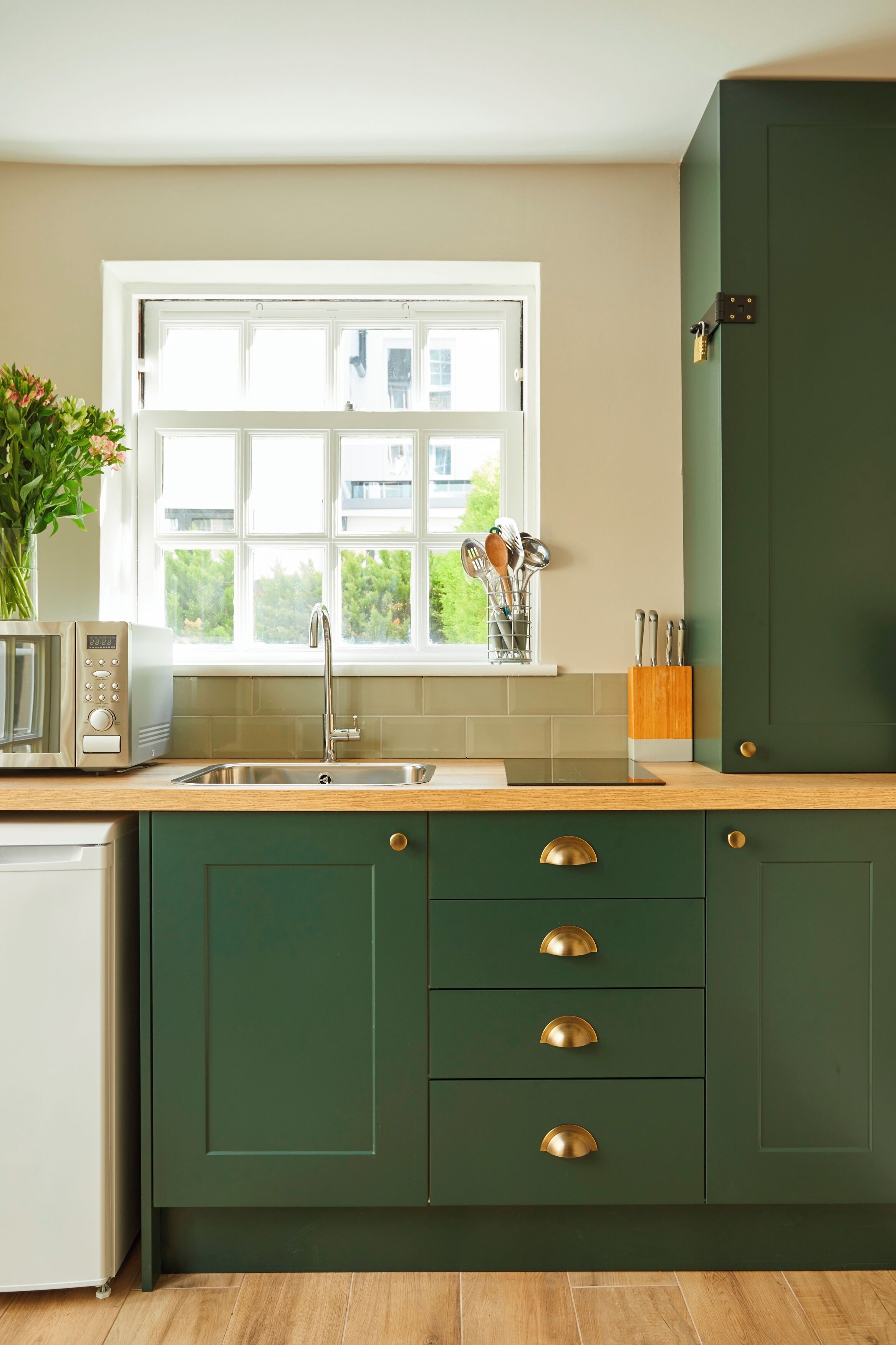 basement garden apartment | private kitchen | fridge, microwave, stovetop, toaster