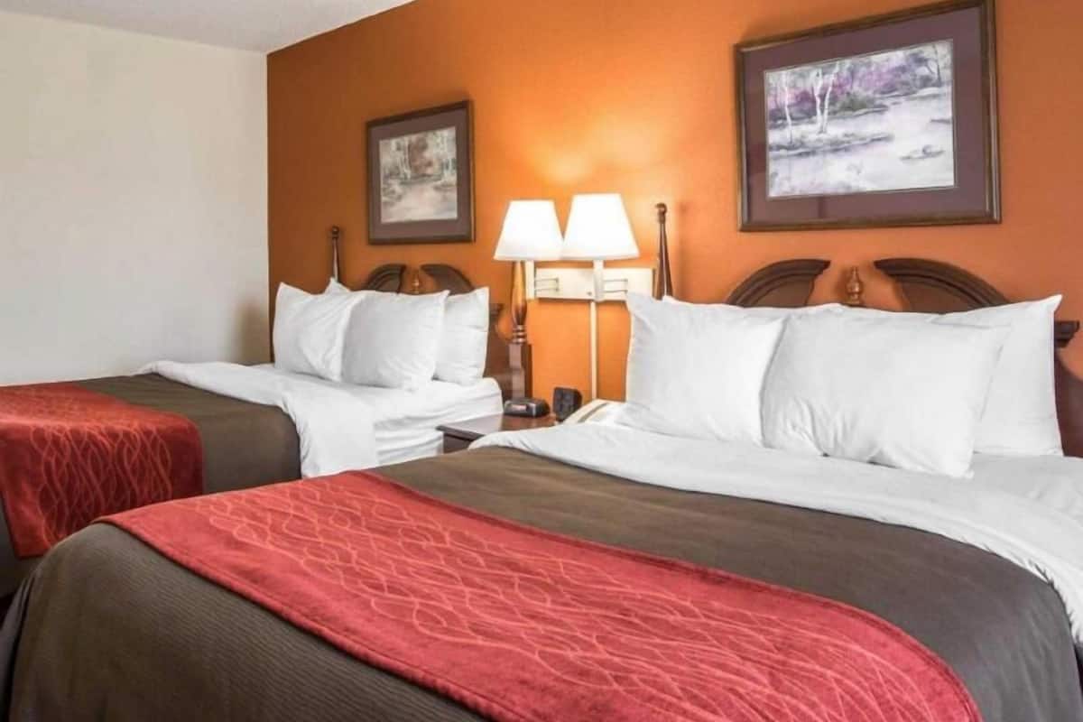Premium bedding, individually furnished, desk, laptop workspace