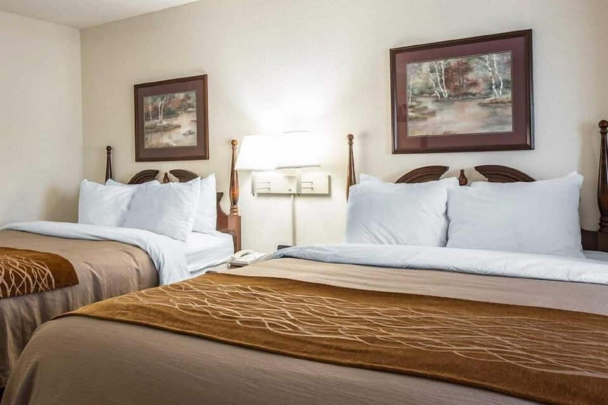 Premium bedding, individually furnished, desk, laptop workspace
