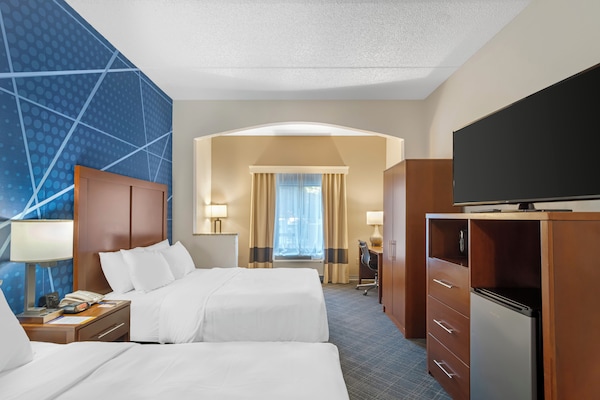 Suite, 2 Queen Beds, Accessible, Non Smoking | Premium bedding, desk, laptop workspace, blackout drapes