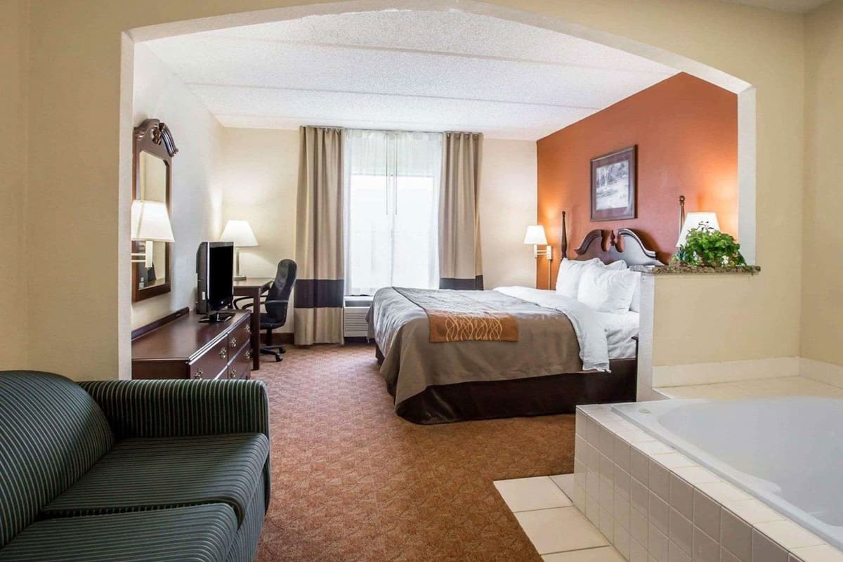 Premium bedding, individually furnished, desk, laptop workspace