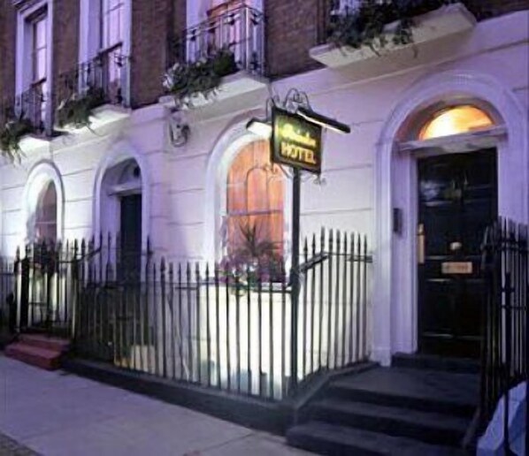 Front of property - evening/night