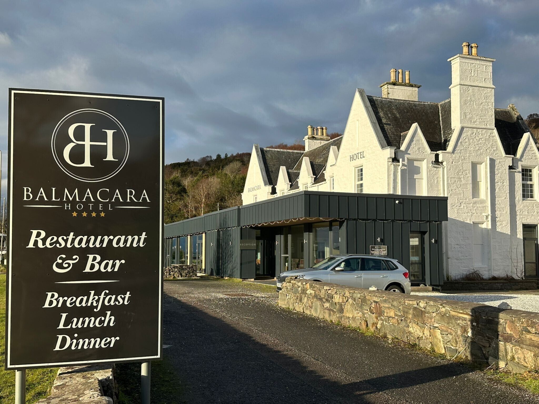 Voorkant van accommodatie