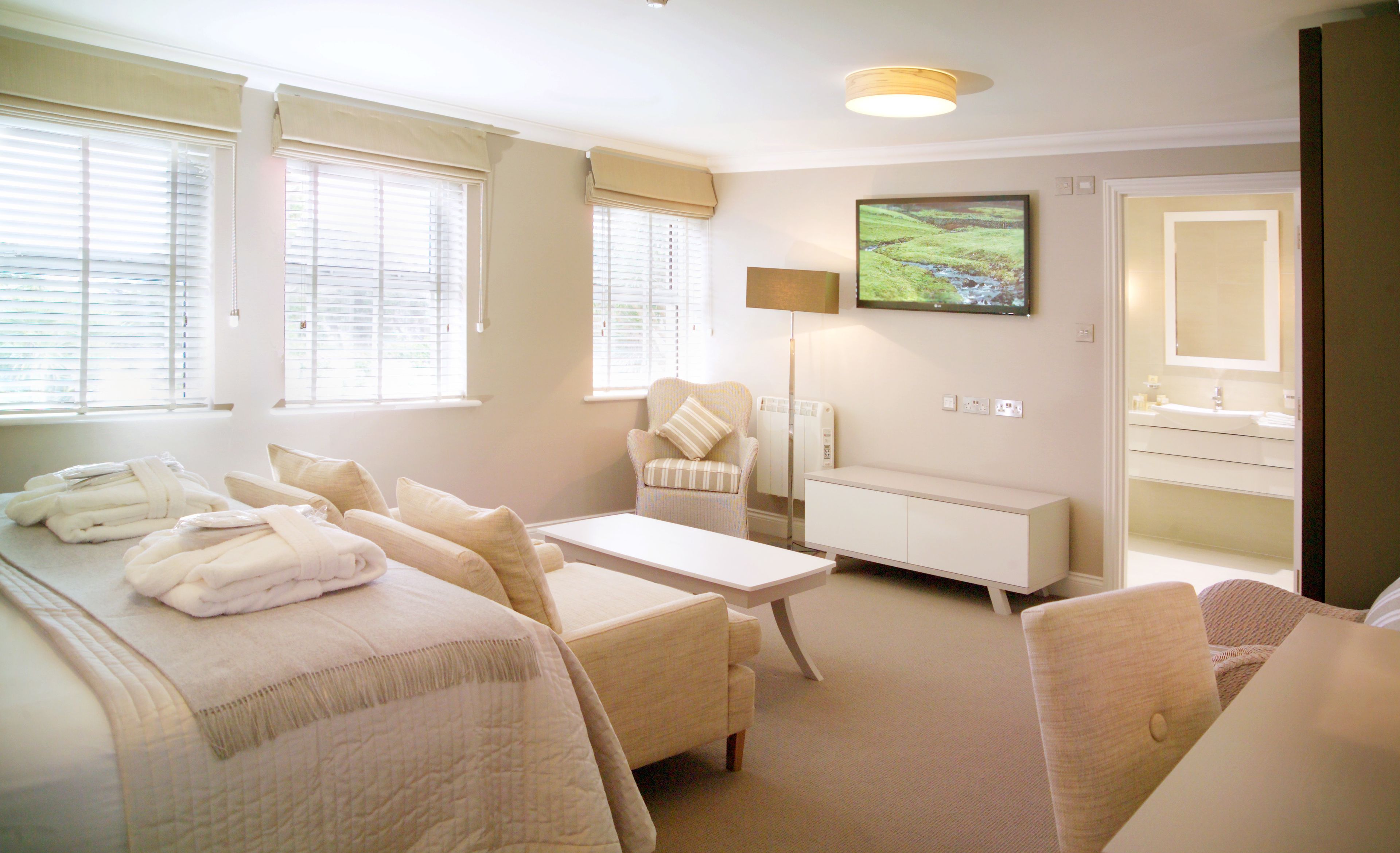 deluxe double room | egyptian cotton sheets, premium bedding, in-room safe, desk