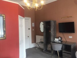 Desk, soundproofing, bed sheets