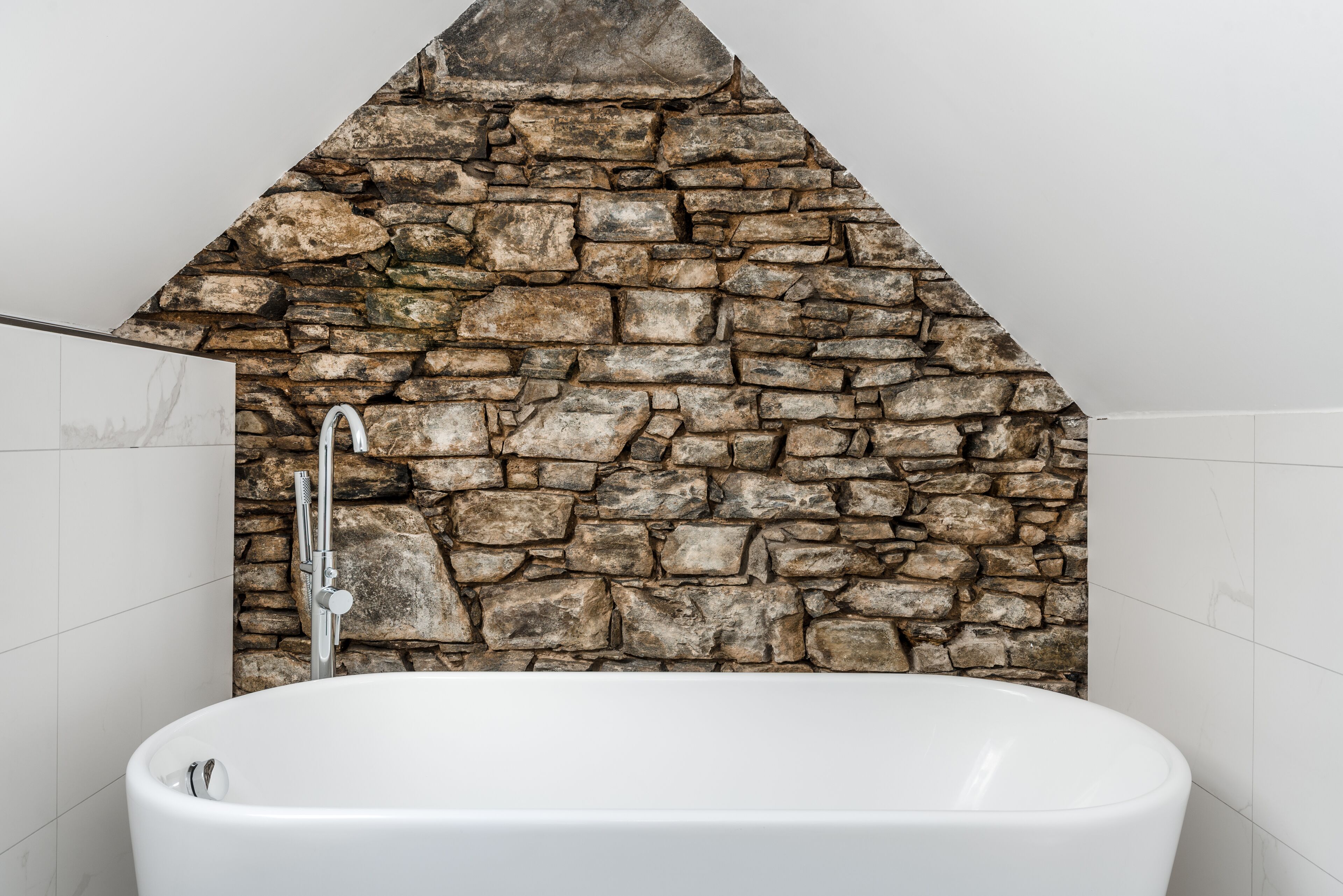 loft suite | bathroom | designer toiletries, hair dryer, bathrobes, slippers