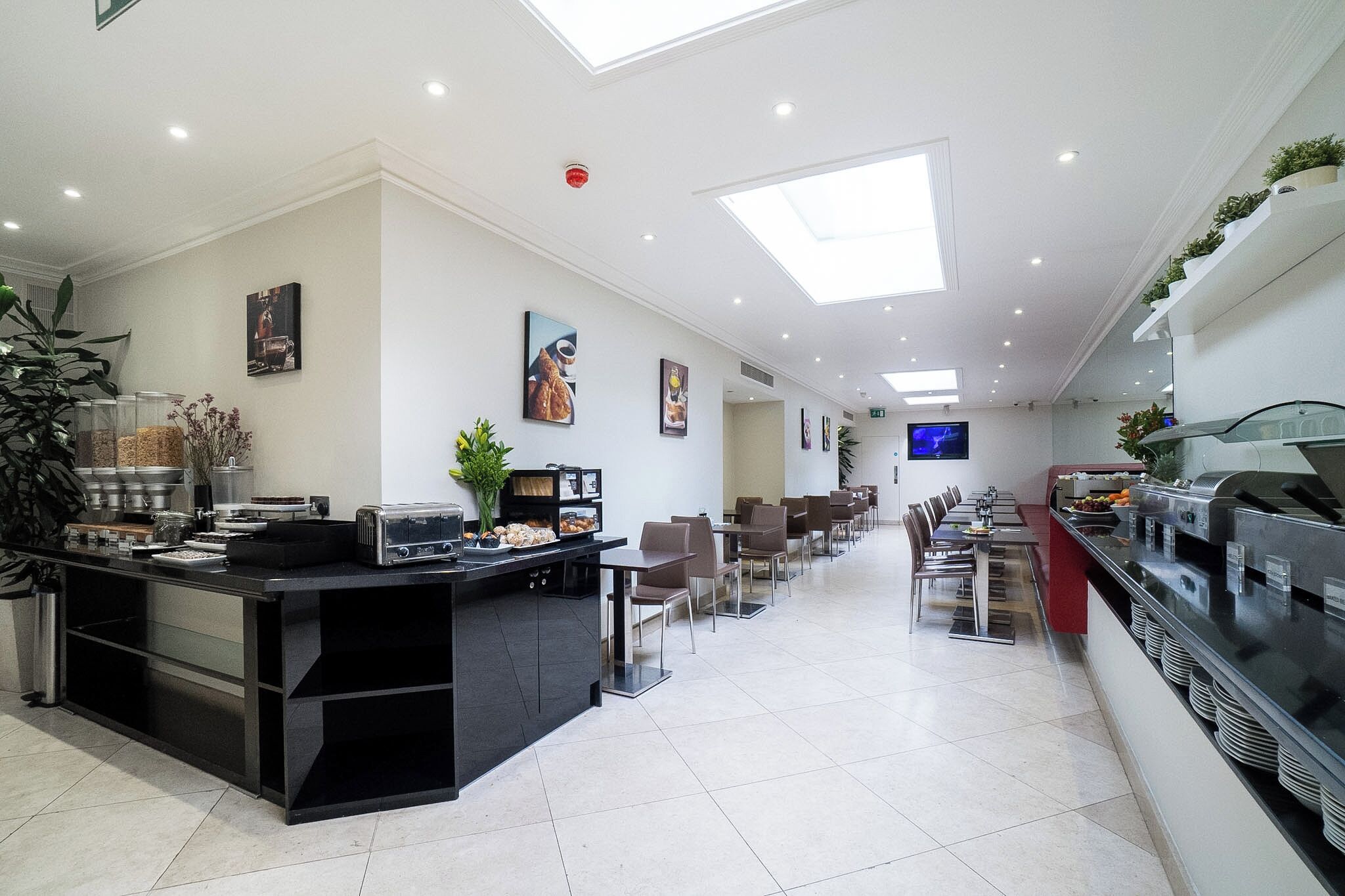 daily continental breakfast (gbp 15.95 per person)