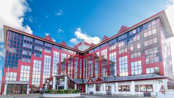 Façana frontal de l'allotjament