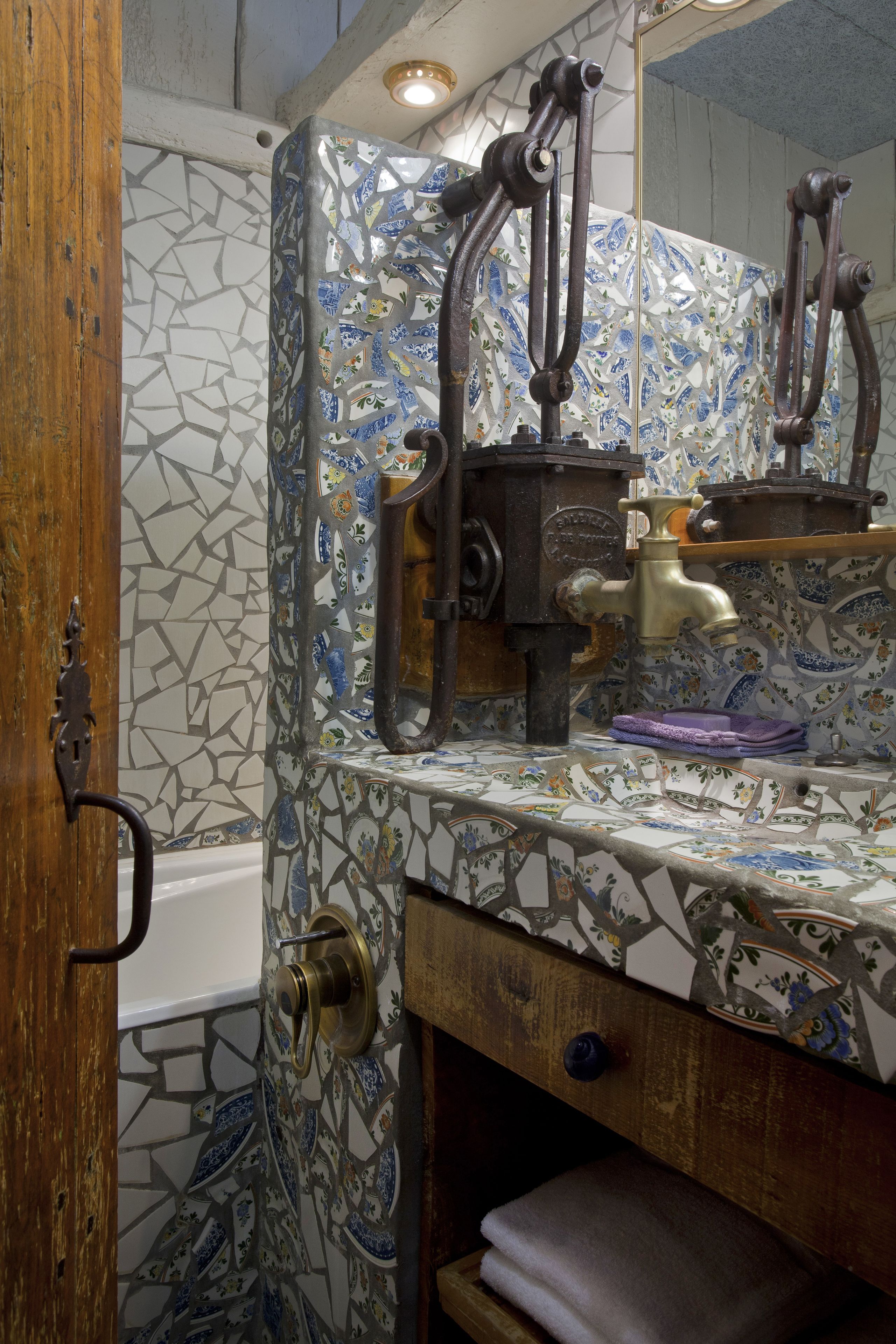 comfort triple room  | bathroom | bathtub, hair dryer, towels