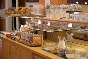 Daily buffet breakfast (EUR 12 per person)