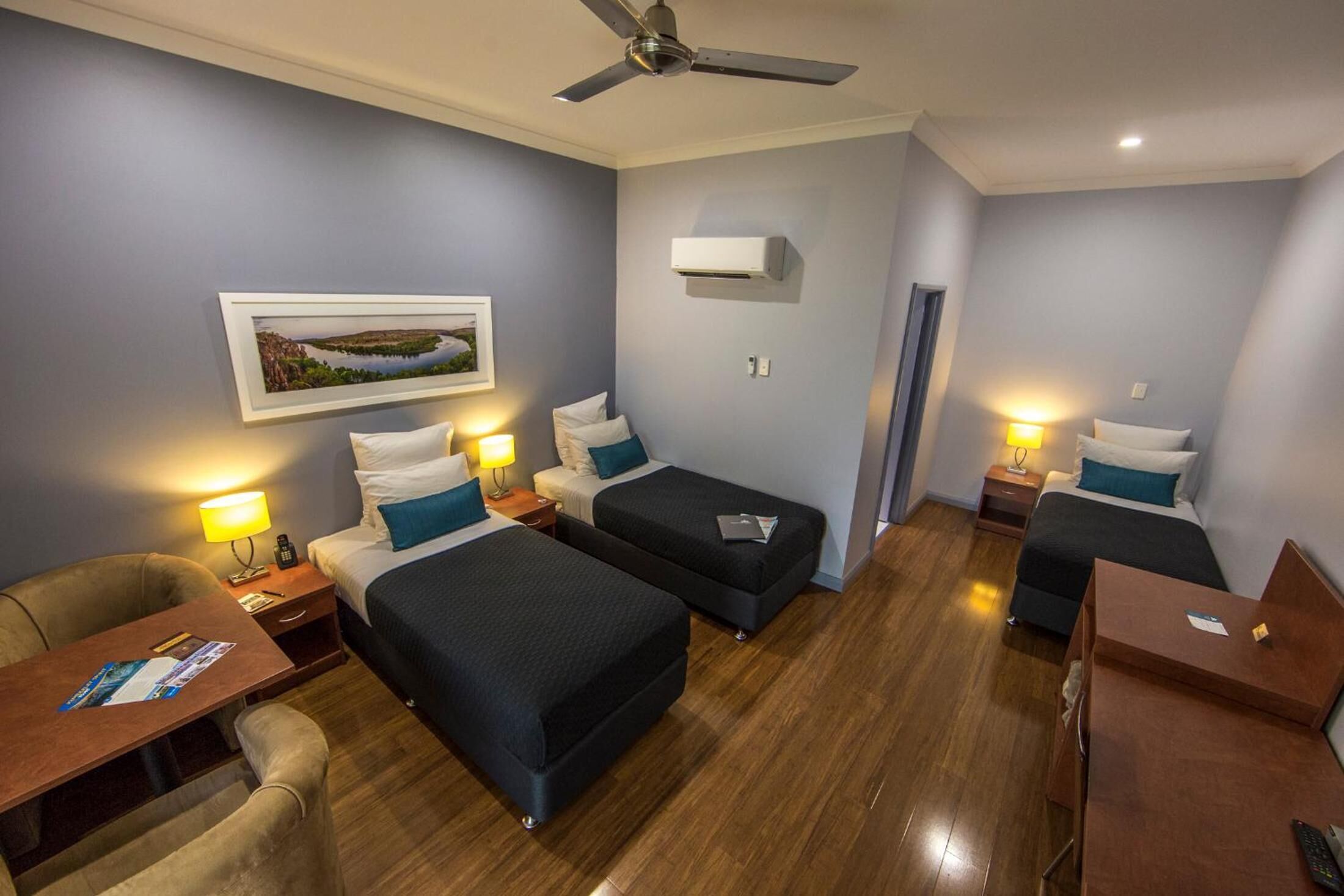 premium bedding, in-room safe, desk, blackout curtains