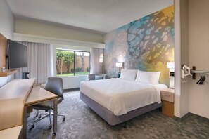 Premium bedding, soundproofing, iron/ironing board