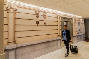 Interior entrance