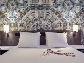 Premium bedding, pillowtop beds, in-room safe, desk