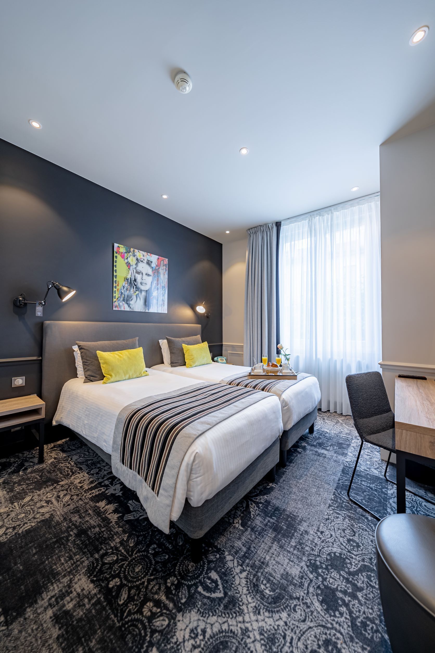 Standard Double or Twin Room | Desk, iron/ironing board, free WiFi, bed sheets