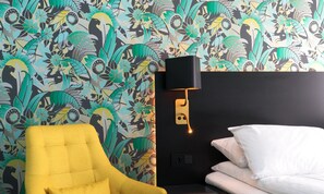 Premium bedding, minibar, in-room safe, desk