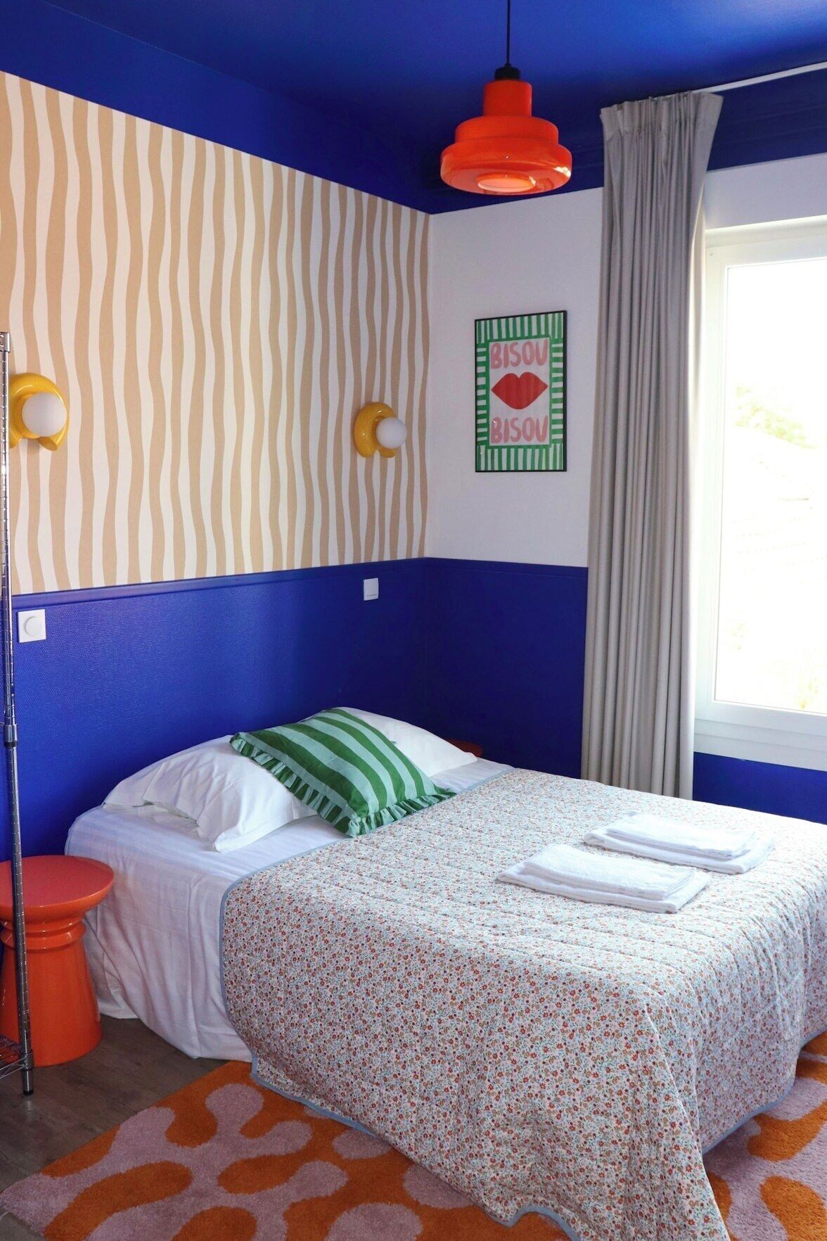 In-room safe, desk, iron/ironing board, free cribs/infant beds
