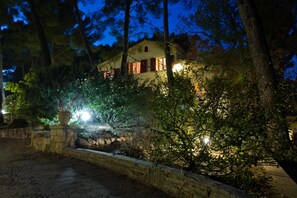 Front of property - evening/night