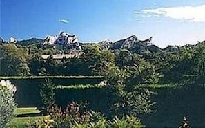 Blick von der Unterkunft