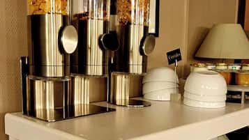 Daily buffet breakfast (EUR 14 per person)