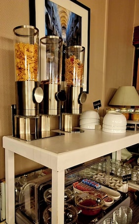 Daily buffet breakfast (EUR 14 per person)