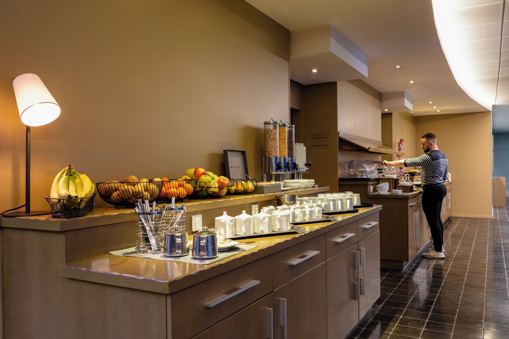 daily buffet breakfast (eur 16 per person)