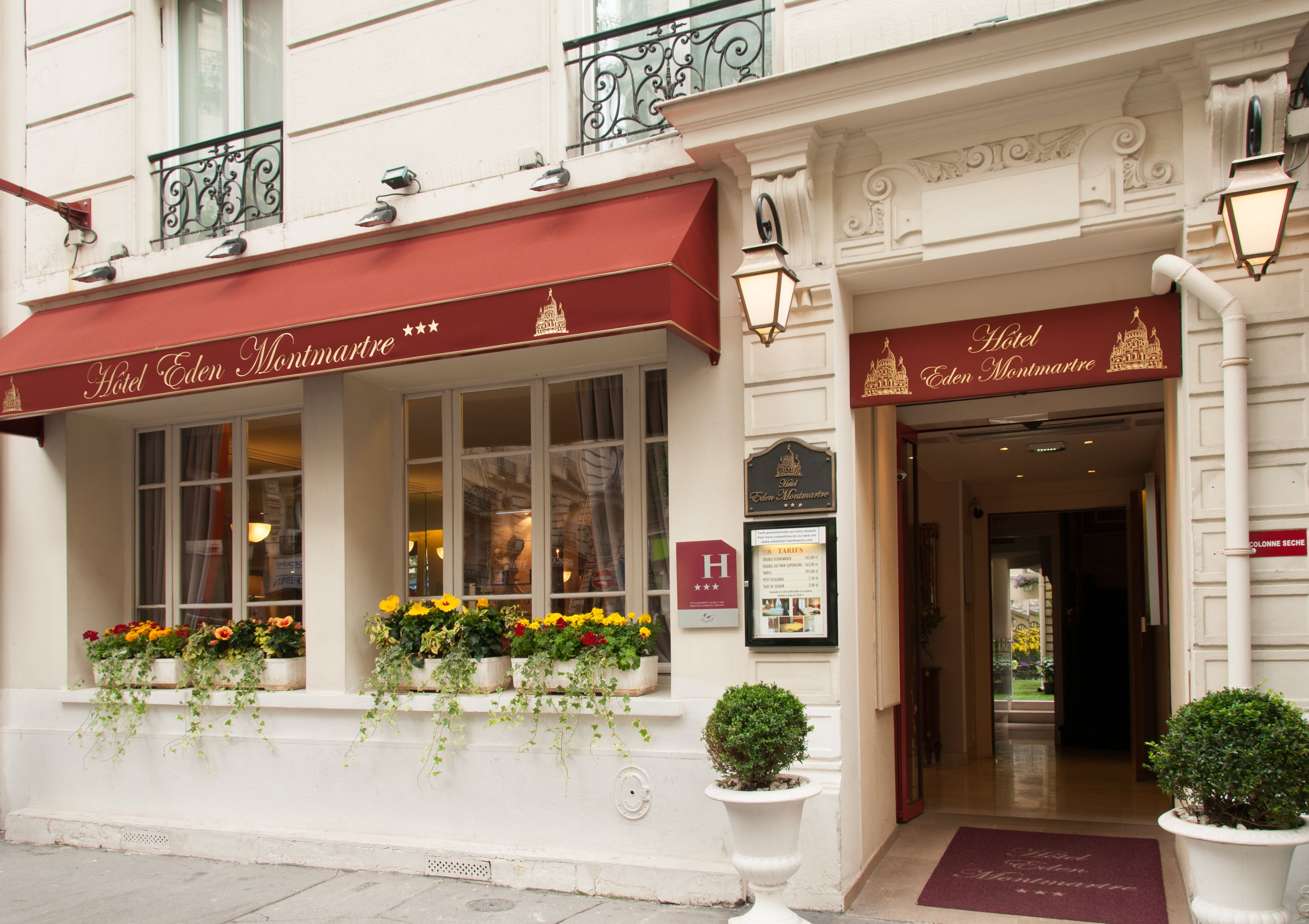 Voorkant van accommodatie