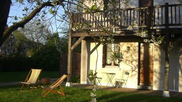 Chambre Double, 1 grand lit | Terrasse/Patio