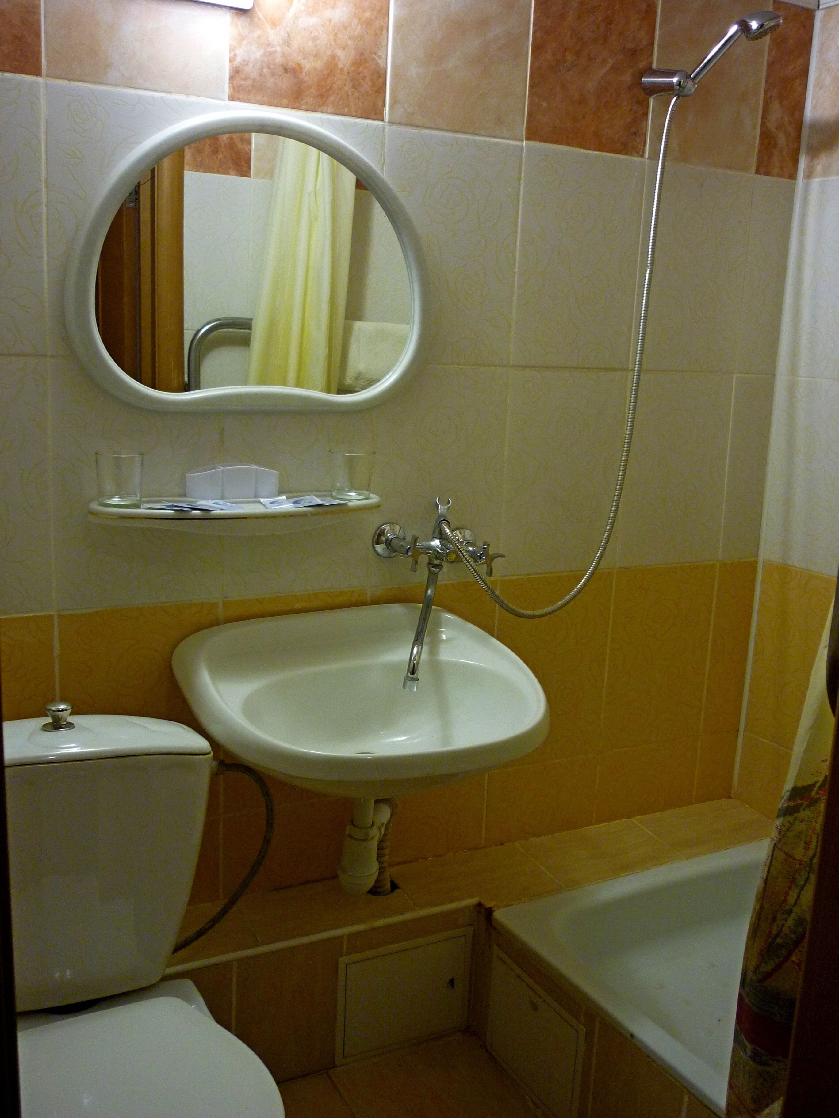 standard twin room | bathroom | bathtub, free toiletries, towels