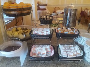 Daily buffet breakfast (EUR 10 per person)