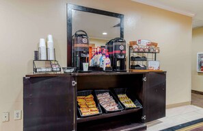 Free daily on-the-go breakfast