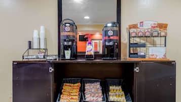 Free daily on-the-go breakfast