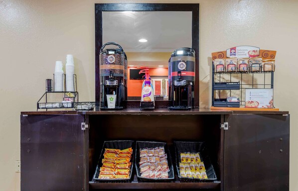 Free daily on-the-go breakfast