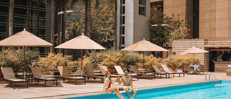 Indoor pool, outdoor pool