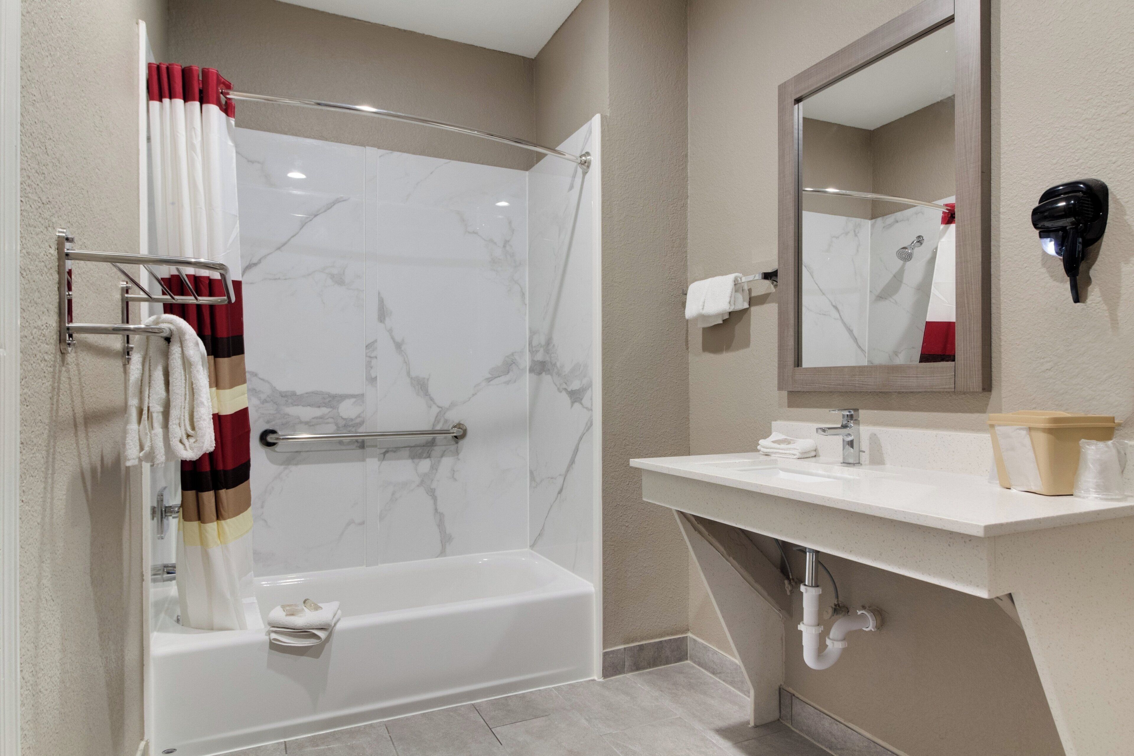 Baño accesible en silla de ruedas