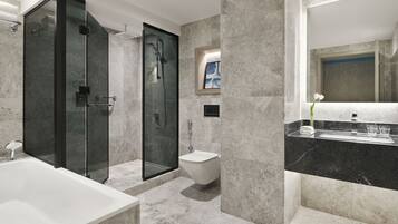 Villa, 3 Bedrooms (Pool) | Bathroom | Free toiletries, hair dryer, bathrobes, bidet