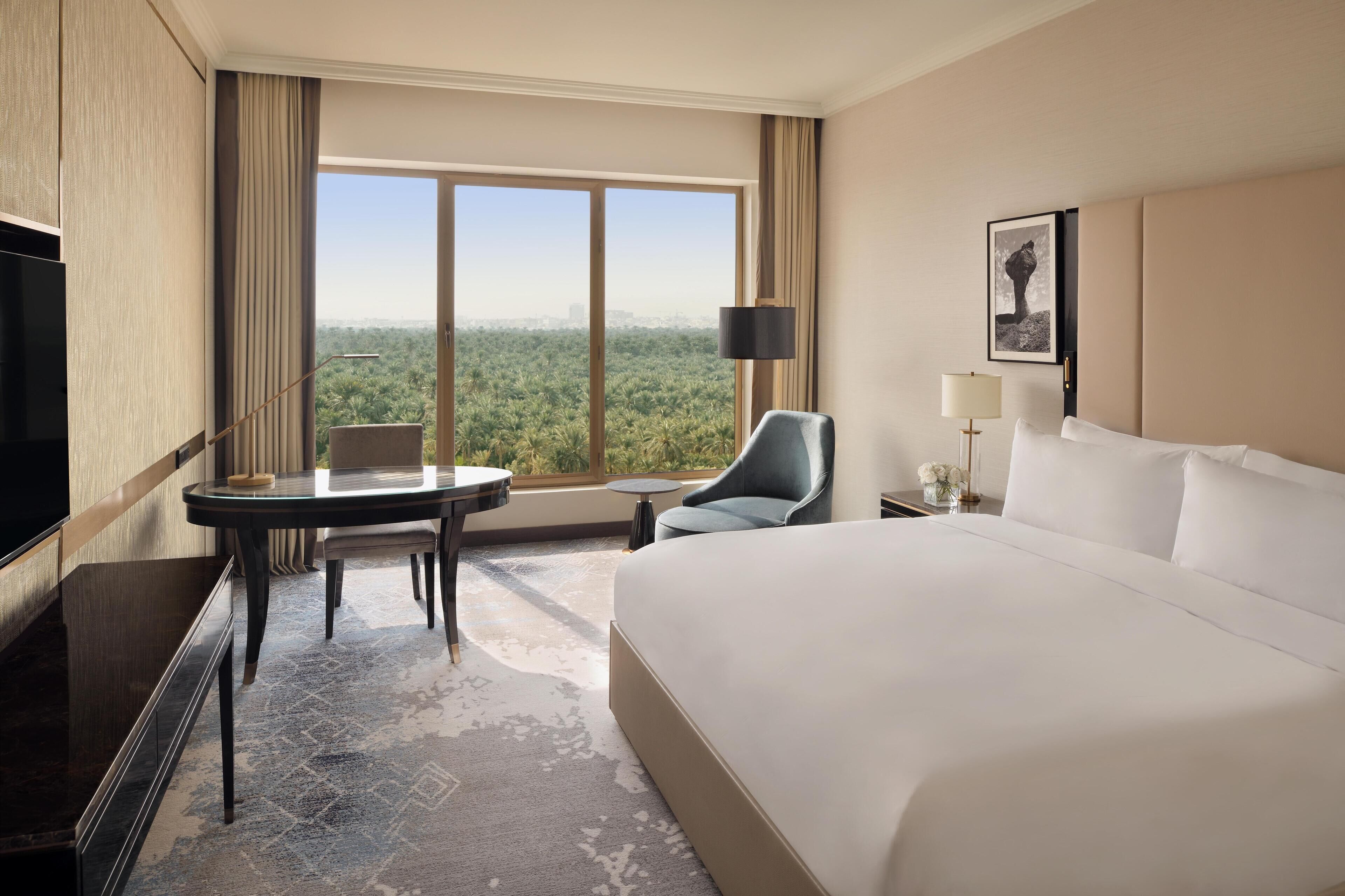 Premium bedding, down duvets, memory-foam beds, minibar