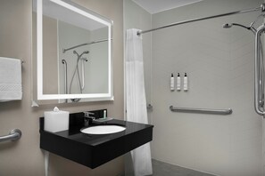 Free toiletries, hair dryer, towels