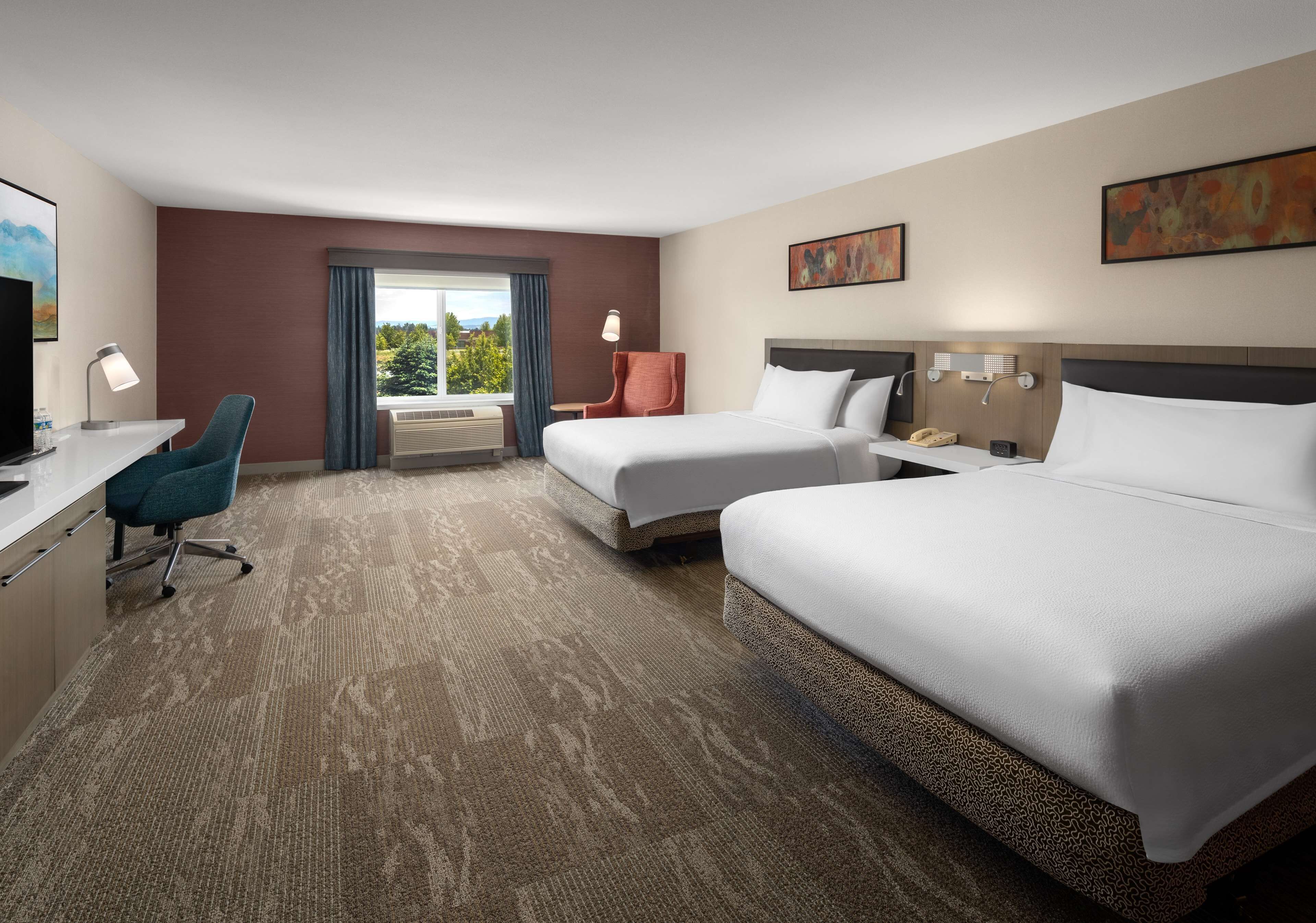 room, 2 queen beds, accessible | in-room safe, desk, laptop workspace, iron/ironing board